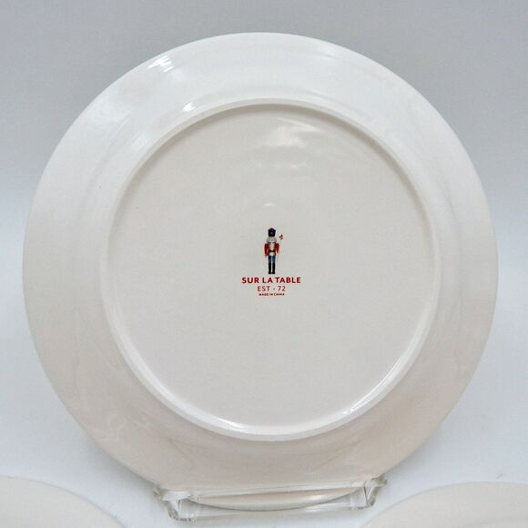 Sur La Table Nutcracker Salad Dessert Plates 8 3/4 Inch Set Of 4 - Picture 9 of 13
